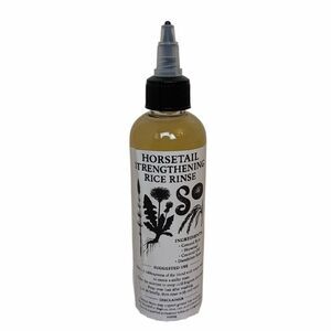 Horsetail Rice Water Hair Rinse | Botanical Hair Care | Cosmetic Hair Rinse